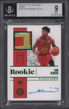 2019-20 Panini Encased - Rookie PATCH Auto GREEN #195 Cam Reddish 1/5 BGS 9/10