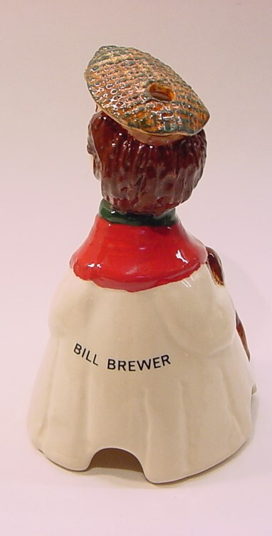 Vintage English Widecombe Pottery Figural Pie Bird Vent/Funnel * Bill Brewer