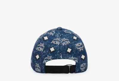 【MCM】CAP キャップ ロゴ デニム MECESMM02 ユニセックス MCM Men's Adjustable Classic Baseball Cap Vintage Denim