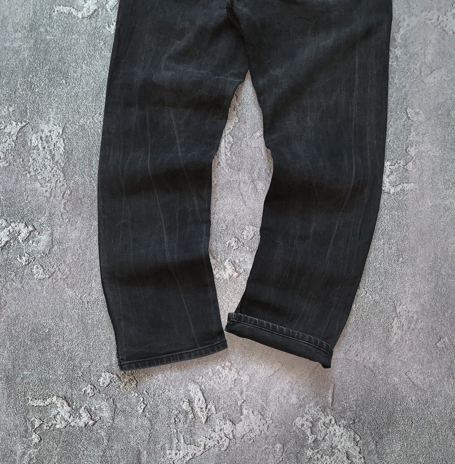 Wrangler 33/30 Arizona Stretch Black Denim Pant Trouser Chino Jean Vintage 00s image 6