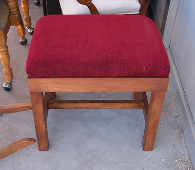 Walnut Vanity Bench   (VB-5)