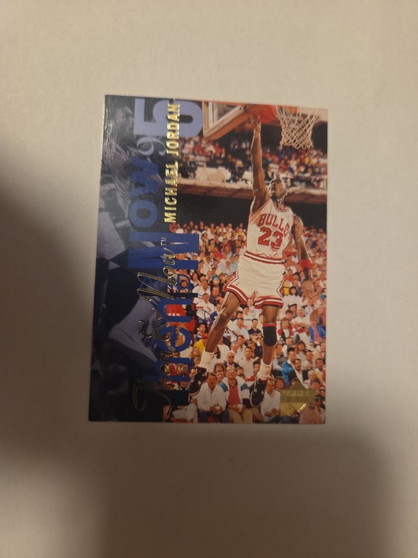 1995/96 Upper Deck-Michael Jordan Then and Now #359-Chicago Bulls