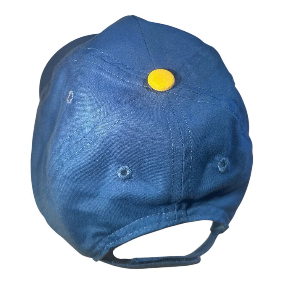 Sombrero Brookfield Zoo Chicago Niño Pequeño Azul Rinoceronte Bordado Gorra Ajustable Recuerdo Foto 4 de 4