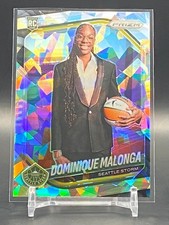 2025 Panini Prizm WNBA Dominique Malonga Ice Rookie Variation #144 Storm RC