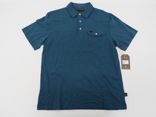 New Howler Bros Ranchero Polo Short Sleeve Mens Medium Stargazer Blue