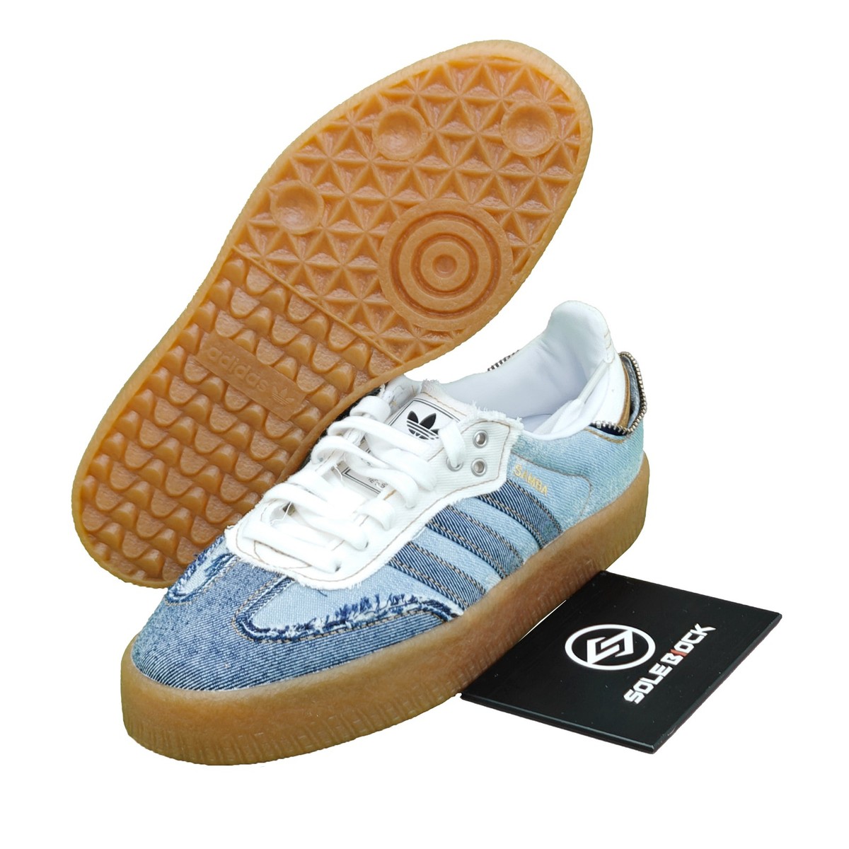 Size 9 - atmos x adidas Sambae Denim W for sale online | eBay