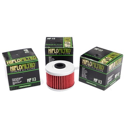 3x Hiflo Ölfilter HF113 für Honda VT 125 Shadow XL 125 V Varadero Honda CBF 250