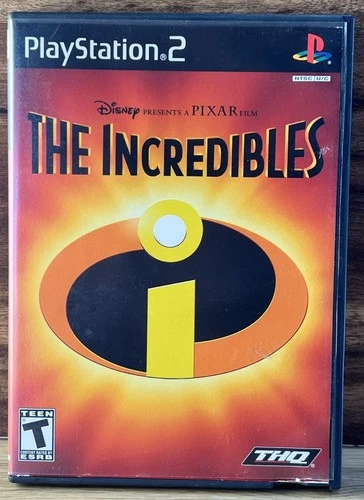 The Incredibles (Sony PlayStation 2 PS2, 2004) Video Game - TESTED & WORKING