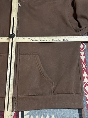 Named Collective Hoodie Full Zip Size M/L Brown Unisex