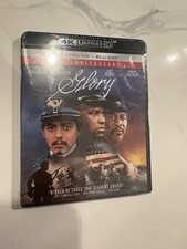 Glory  4K Ultra HD  Blu-Ray 30th Anniversary Edition VG DISCS  COVER DMG