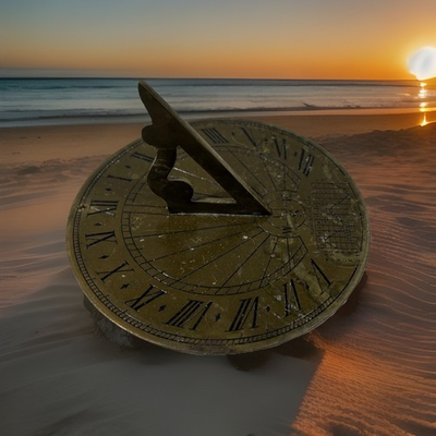 #ad #ad Brass Sun Dial Time Piece Maritime Nautical B1 $39.99