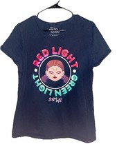 Netflix Squid Game Red Light, Green Light Graphic Tshirt Giant Robot Doll Sz XL