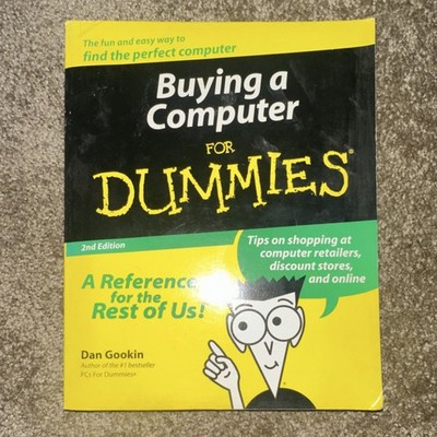 Buying a Computer For Dummies Dan Gookin PB IDG Books 2nd Ed Computers