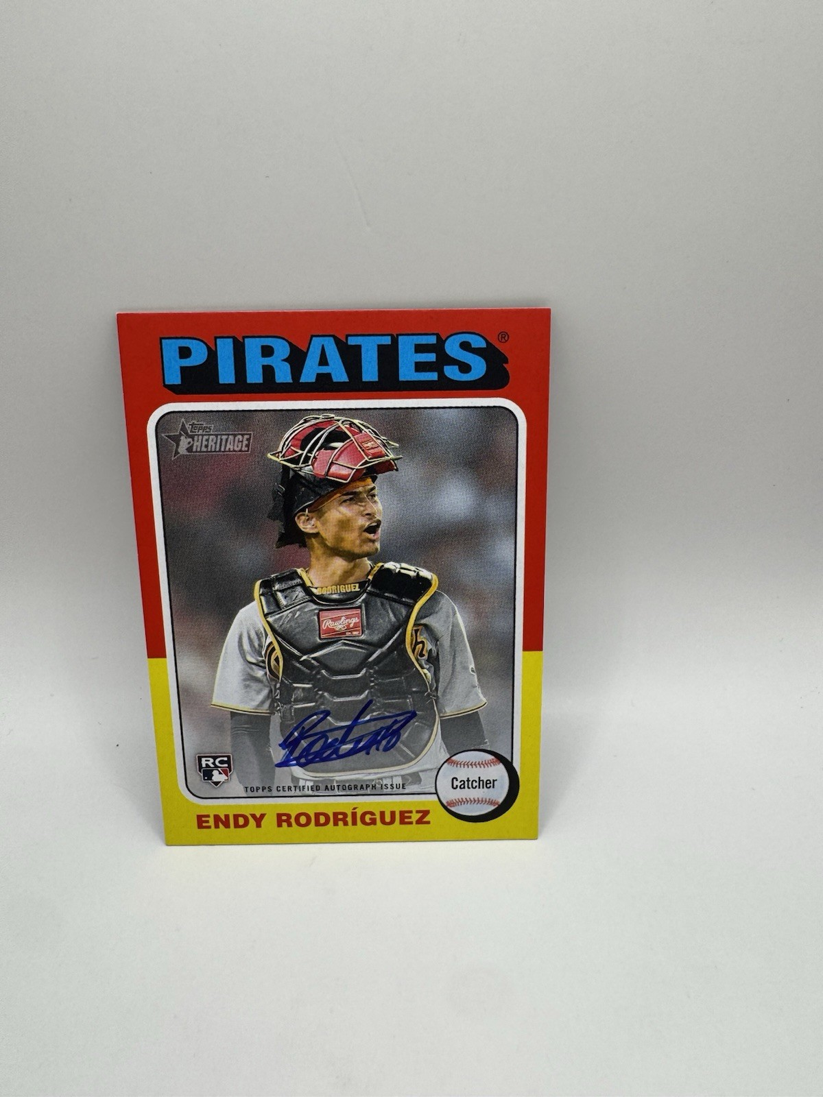 2024 Topps Heritage Endy Rodriguez Real One Auto RC Rookie #ROA-ER