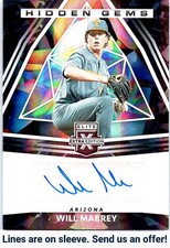 2022 Panini Elite Extra Edition #HG-WM Will Mabrey Hidden Gems Signatures