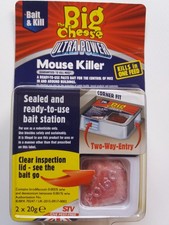 The Big Cheese - Sealed and ready-to-use bait station Mouse Killer 