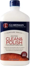 Guardsman Clean & Polish for Wood Furniture - Cream Polish 16.9 Oz - Silicone Fr
