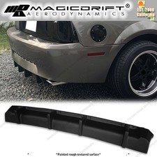 For 99-04 Ford Mustang Mda Style 4-fin Rear Bumper Diffuser Lower Lip Painted Pu
