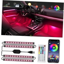 Car LED Lights - App Controlled Smart Interior Lights, DIY  Music Modes, USB