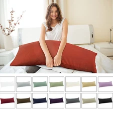 PiccoCasa Pillow Cover No Zipper For Bolster Pillowcase 6ft/4.5ft/4ft/5ft