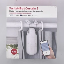 SwitchBot Curtain 3 Automatic Curtain Opener Bluetooth Remote Smart Control