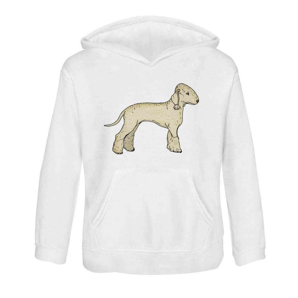Kinder Hoodie / Kapuzenpullover „Bedlington Terrier“ (KO054031)