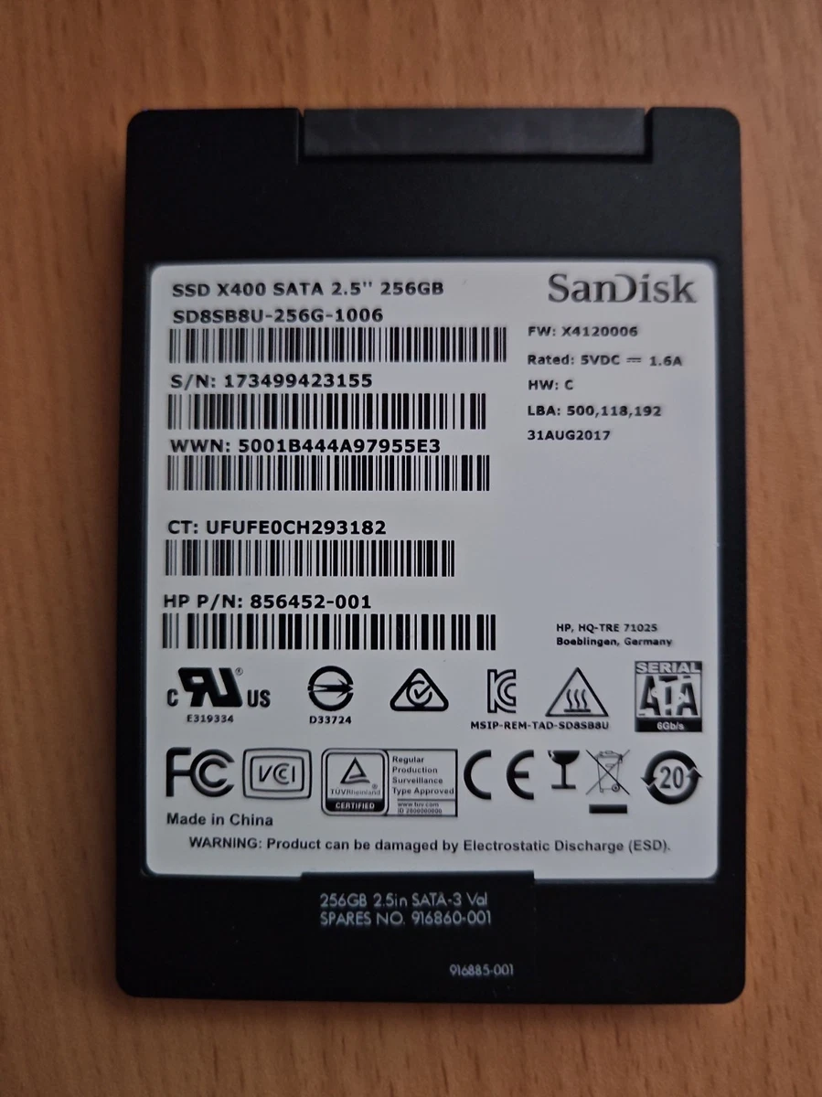 SanDisk 256 GB Solid State Drives for sale | eBay