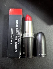 Mac Retro Matte Lipstick 0.10 oz. -# 707 RUBY WOO - NEW IN BOX FREE SHIPPING