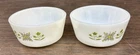 Vintage Fire King Anchor Hocking 434 6 oz Meadow Green Custard Ramekin Lot of  2