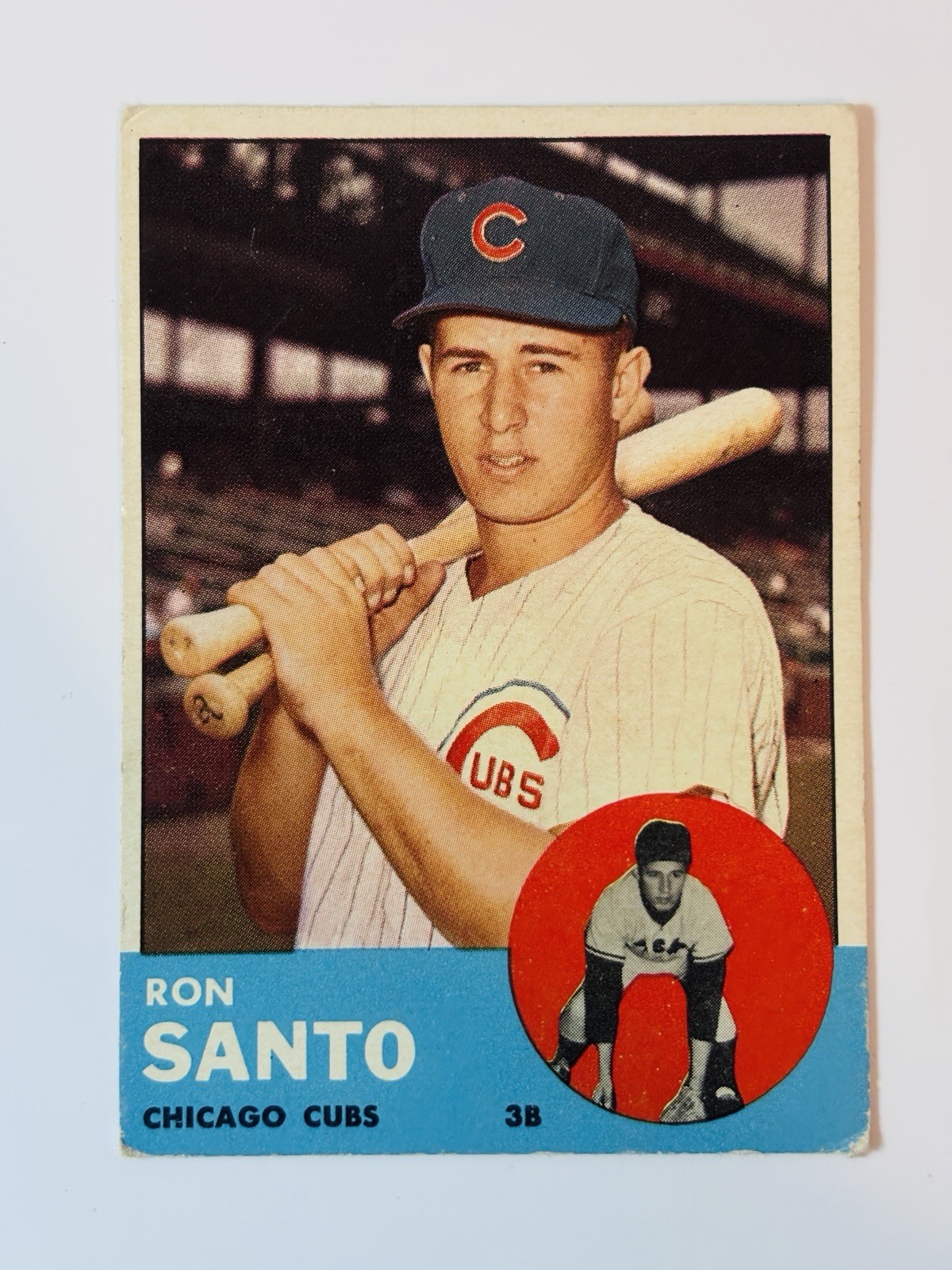 1963 Topps Baseball #252 Ron Santo Chicago Cubs HOF