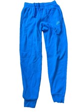 Mens Nike Swoosh Athletic Club Jogger Fleece Pants Sweatpants Blue Sz Small