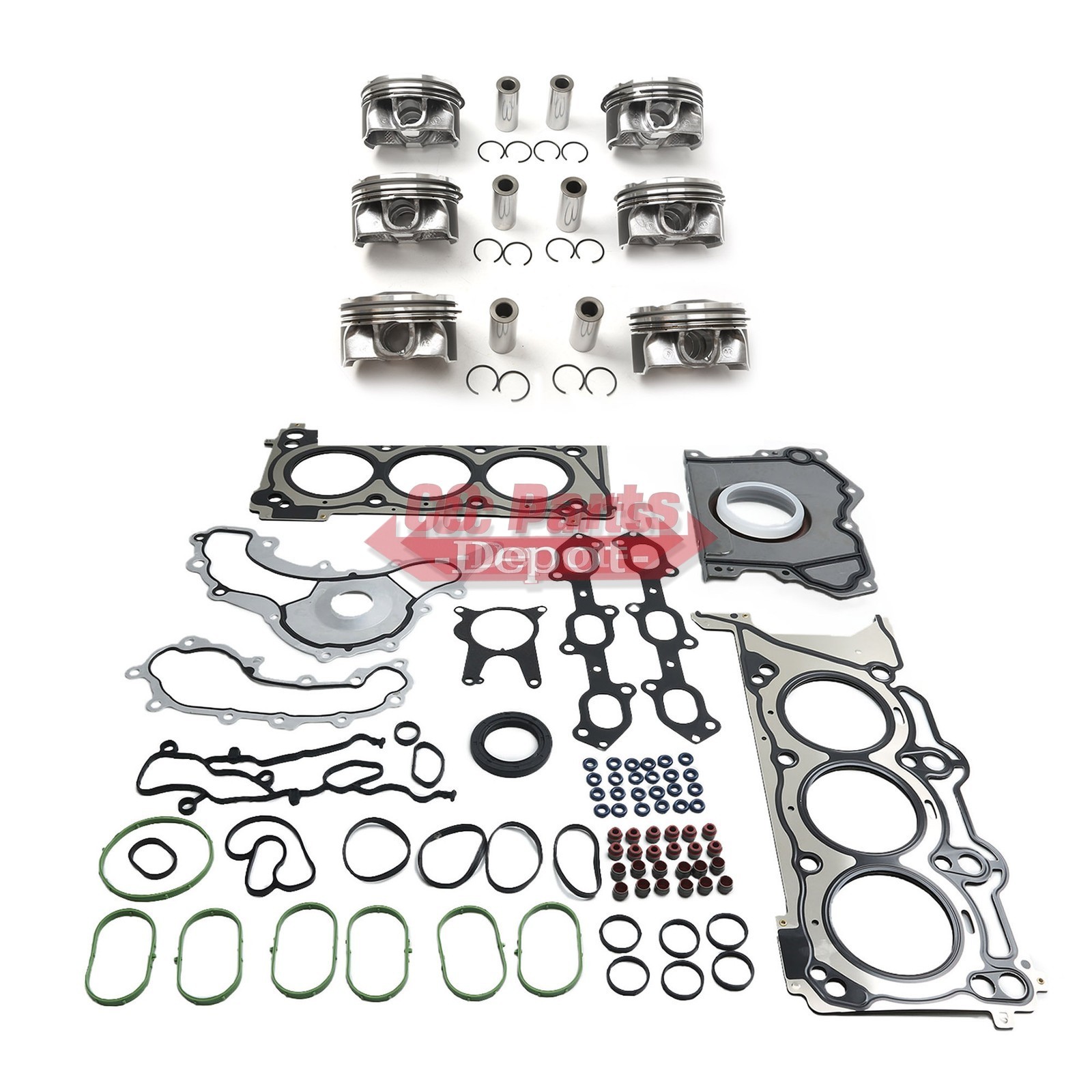 Engine Overhaul Piston Gasket Kit Fit For Maserati LEVANTE GHIBLI M156D 3.0T