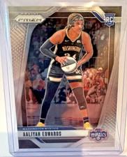 2024 WNBA Panini Prizm Basketball Aaliyah Edwards RC Base Mystics Sun Rookie 70