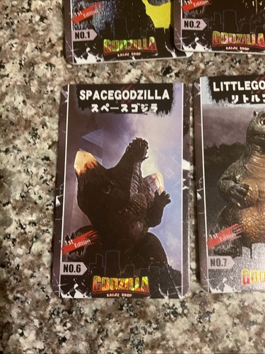 Round1 Godzilla Kaiju Drop FULL SET (cards 1-10) - Picture 7 of 22