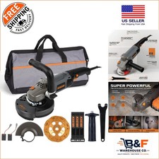 5-Inch Concrete Angle Grinder Kit - 11.5A Mot...