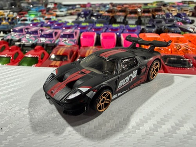 #ad ✅ HOT WHEELS Loose Ford GT LM Flat Black Version $2.61