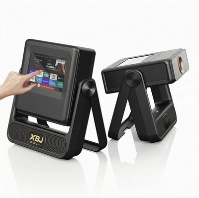 XBJ Smart Touch Screen Projector Native 1080P 4K Decoding 800 Ansi-Volumen