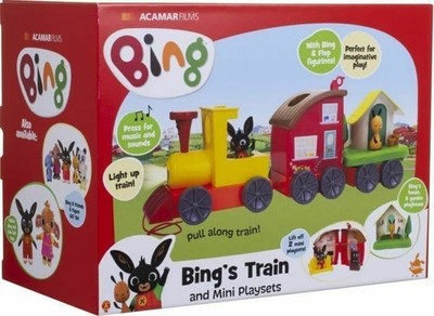 Bings Zug & Mini Spielset inklusive Bing & Flop Figuren