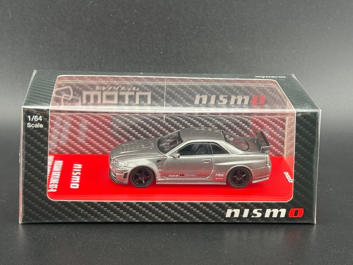 Kyosho Nissan GT-R NISMO BNR34 CRS Version w/ MOTN LED Base