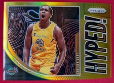 Chelsea Gray /10 Gold 2020 Panini Prizm WNBA Get Hyped #13 Los Angeles Sparks