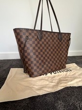 Louis Vuitton Neverfull Shoulder Bag MM Brown...