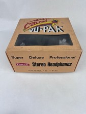 Calrad Stereo Super Deluxe Professional Headphones Model 15-115 W/ Box & Tested
