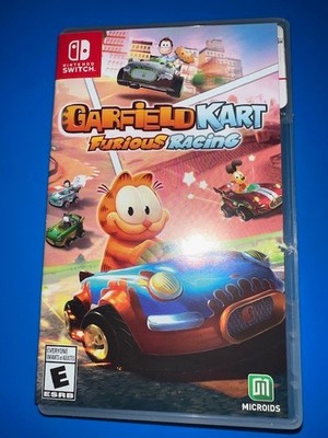 Garfield Kart Furious Racing for the Nintendo Switch!  Used, working!