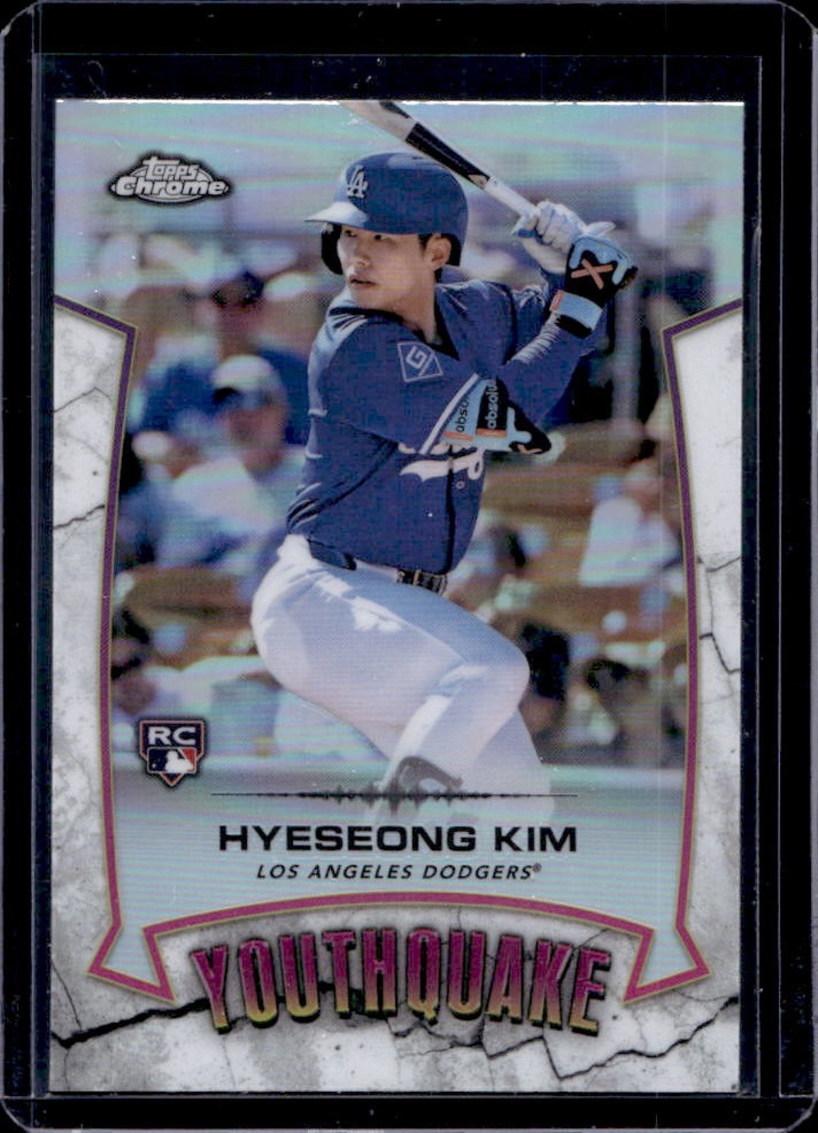 2025 Topps Chrome Hyeseong Kim YouthQuake RC Rookie #YQ-3 Dodgers