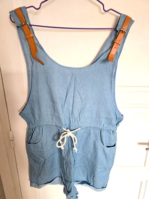 COMBI-SHORT COTON VIVO MODA TAILLE GRAND S/M NEUF - Photo 1/3
