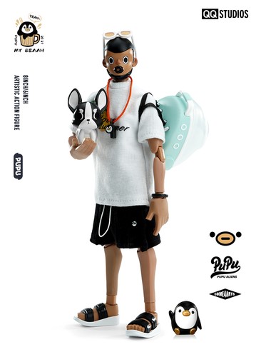 COME4ARTS PUPU My Beach Series 7.8" Blind Box Confirmed Toy Ornament - Picture 7 of 11