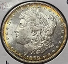 A 1879-S Choice BU Morgan Dollar. Beautiful Colors! Absolutely Stunning Coin!