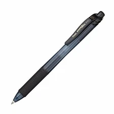 Pentel EnerGel-X Retractable Liquid Gel Pen, 1.0mm Metal Tip (Choose Color)