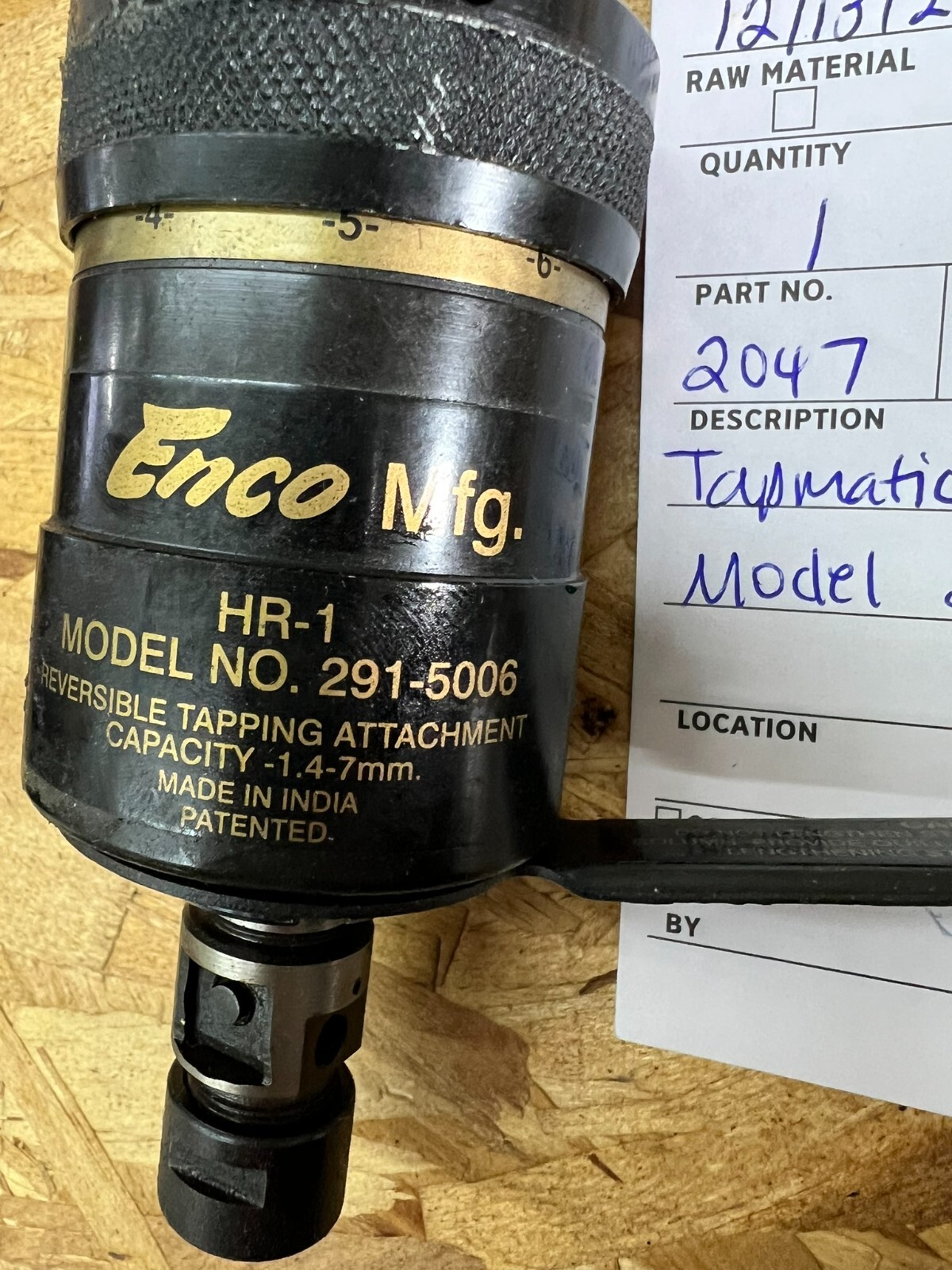Tapmatic by Enco Mfg Model 2915006 eBay
