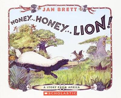 Honey Honey Lion A Story from Africa - Paperback By Jan Brett - GOOD